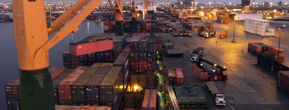 Containerhafen GPS-Disposition für Container, LKW und Fahrzeuge